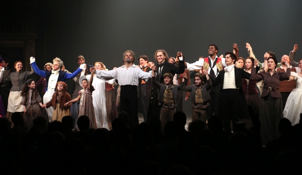 Cliff Saunders, Caissie Levy, Ramin Karimloo, Will Swenson, Kyle Scatliffe, Andy Mien Photo