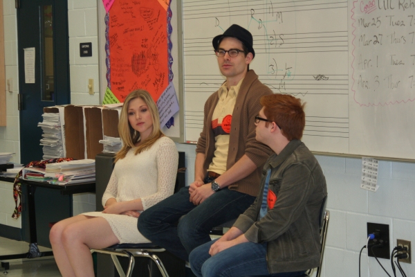 Photo Coverage: Cast Members of WICKED Visit Local High School 