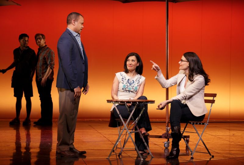 Photo Coverage: Hot Photos Alert! Get a Simmering First Look at IF/THEN on Broadway with Idina Menzel, Anthony Rapp, LaChanze & More Image