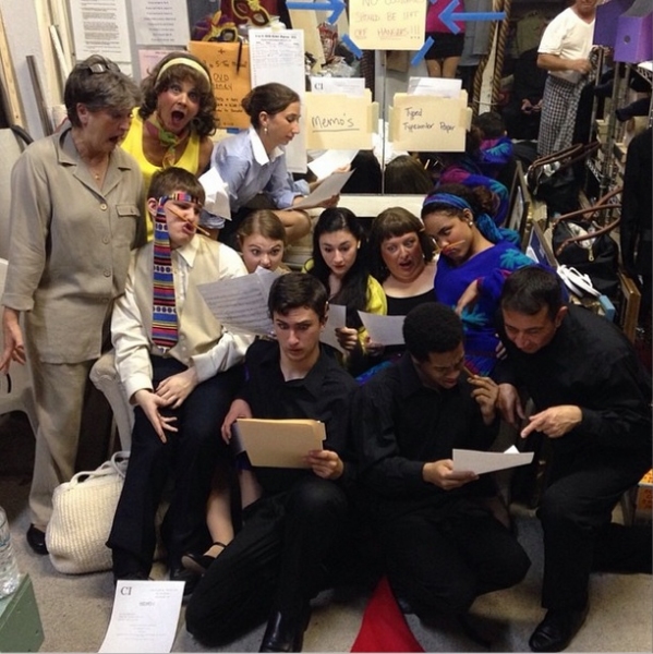 Photo Flash: Saturday Intermission Pics, March 30, Part 2- ALADDIN Gets In On the SIP Action, NEWSIES Celebrate 2 Years, and More! Image