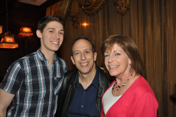 Justin Schuman with his parents-Peter Schacknow and Peri Schacknow Photo