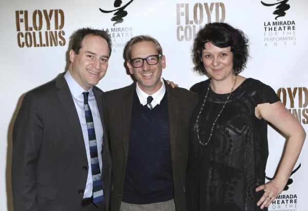Brian Kite, Producing Artistic Director, Director Richard Israel and Jane Lynch, Prod Photo