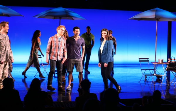 James Snyder, Anthony Rapp, Jason Tam and Idina Menzel  Photo