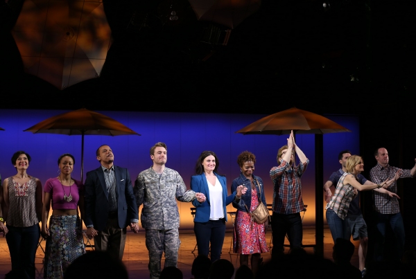 Ann Sanders, Tamika Lawrence, Jerry Dixon, James Snyder, Idina Menzel, LaChanze, Anth Photo