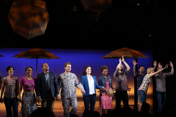 Ann Sanders, Tamika Lawrence, Jerry Dixon, James Snyder, Idina Menzel, LaChanze, Anth Photo