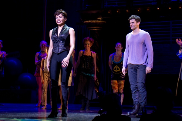 Photo Coverage: Kyle Dean Massey And Ciara Renee Take First Bows In PIPPIN Image