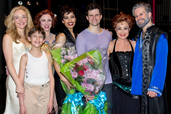 Photo Coverage: Kyle Dean Massey And Ciara Renee Take First Bows In PIPPIN Image