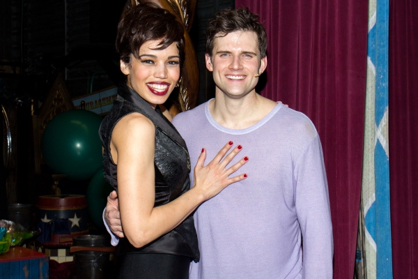 Photo Coverage: Kyle Dean Massey And Ciara Renee Take First Bows In PIPPIN Image