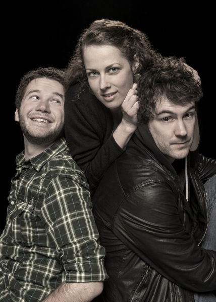 James Caverly (Billy), Nell Geisslinger (Sylvia), and Dan Clegg (Daniel) Photo