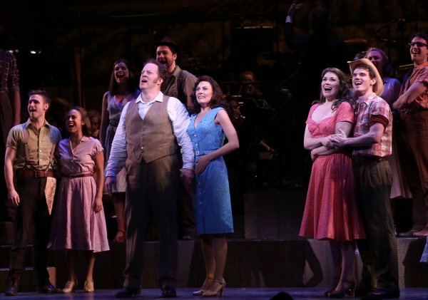 Shuler Hensley, Laura Benanti, Heidi Blickenstaff, Jay Armstrong Johnson and Company  Photo