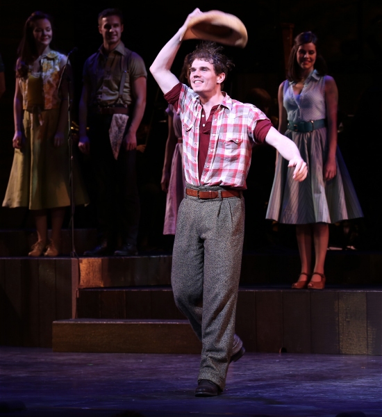 Jay Armstrong Johnson during the Opening Night Curtain Call for the New York City Cen Photo
