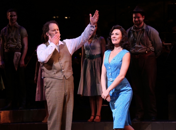 Shuler Hensley and Laura Benanti  Photo