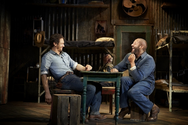 Photo Flash: First Look at James Franco, Chris O'Dowd & Leighton Meester in Broadway's OF MICE AND MEN Image