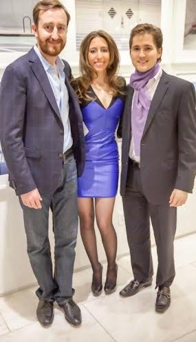 Sherle Wagner CEO Evan Geoffroy, Alexandra Fairweather, and Eric Goodman Photo