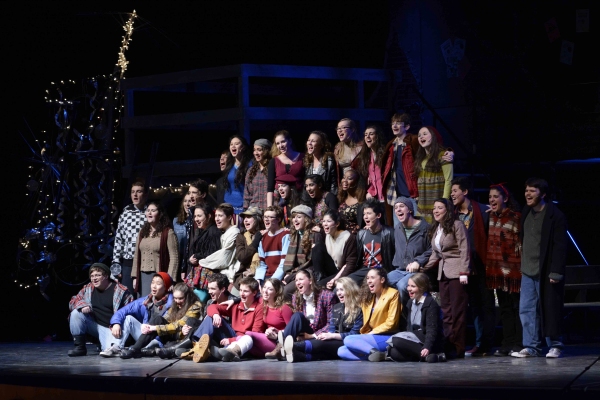 Photo Flash: First Look at Trumbull High School's RENT; Al Larson Attends! 
