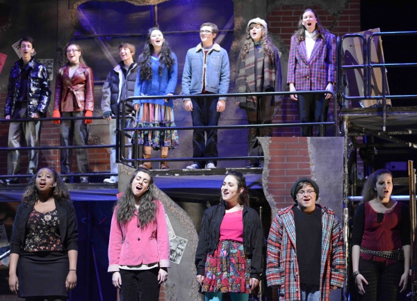 Photo Flash: First Look at Trumbull High School's RENT; Al Larson Attends! 