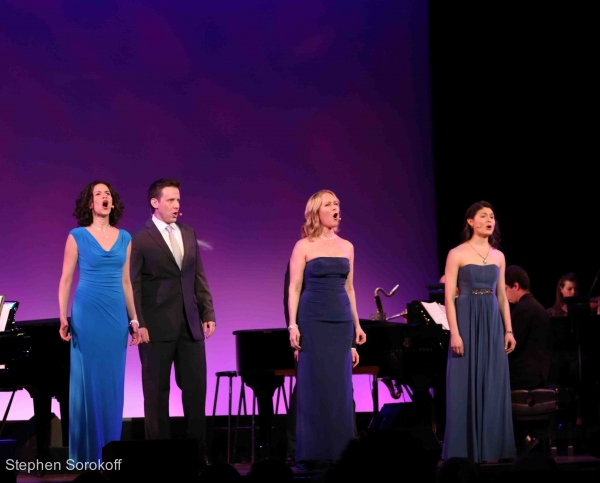 Mandy Gonzalez, Lewis Cleale, Rebecca Luker, Phillipa Soo Photo