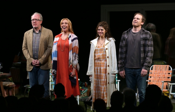 Tracy Letts, Toni Collette, Marisa Tomei and Michael C. Hall  Photo