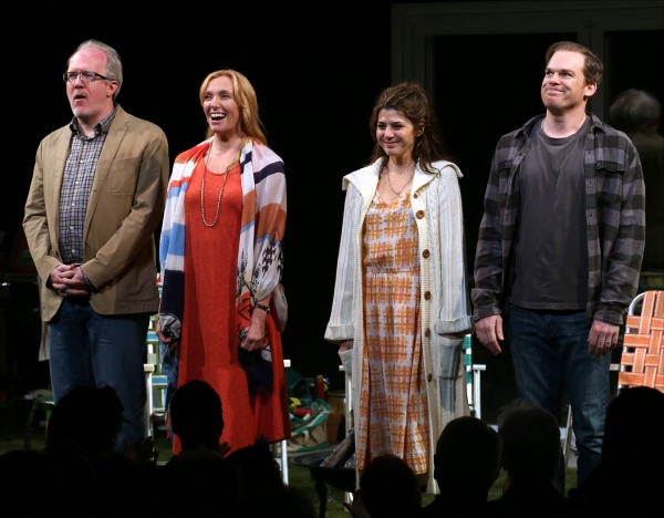 Tracy Letts, Toni Collette, Marisa Tomei and Michael C. Hall  Photo