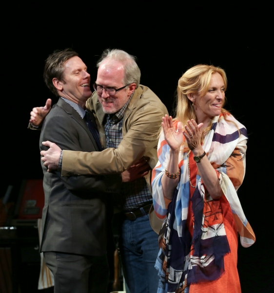 Tracy Letts, Playwright Will Eno and Toni Collette   Photo