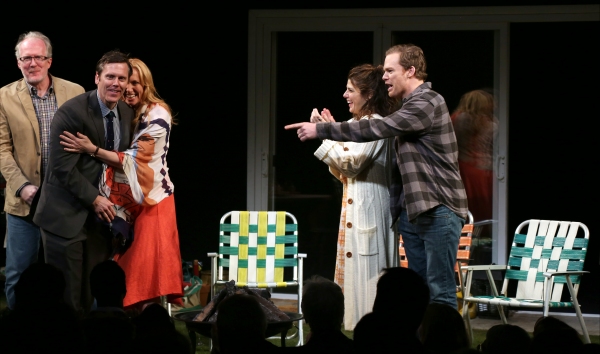 Tracy Letts, Playwright Will Eno, Toni Collette, Marisa Tomei and Michael C. Hall  Photo