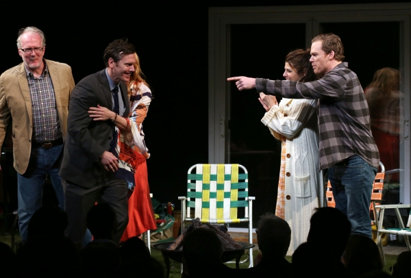 Tracy Letts, Toni Collette, Playwright Will Eno, Marisa Tomei and Michael C. Hall  Photo