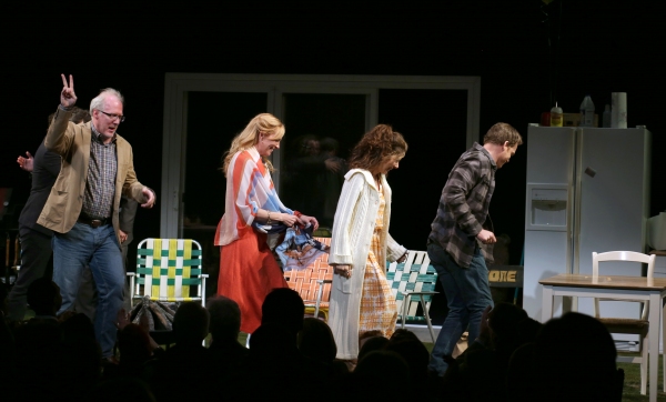 Tracy Letts, Toni Collette, Marisa Tomei and Michael C. Hall Photo