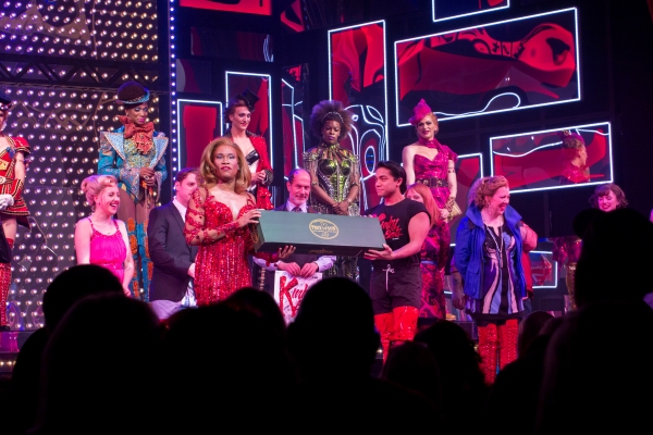 Photo Coverage: KINKY BOOTS Celebrates One Year at the Al Hirschfeld Theatre! Image