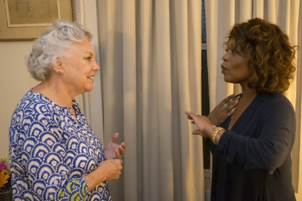 Photo Flash: Alfre Woodard Visits Tyne Daly at Broadway's MOTHERS AND SONS Image