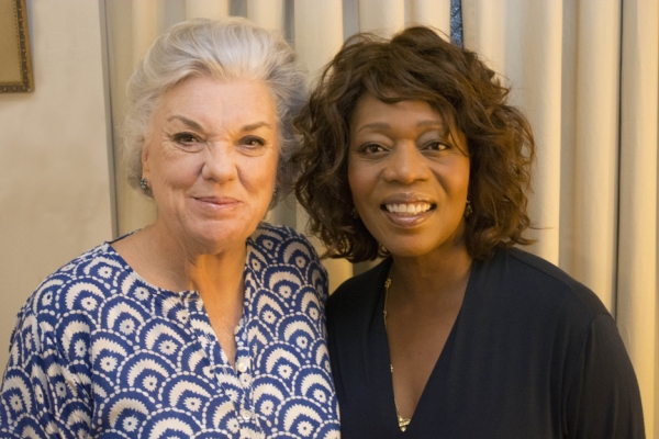 Photo Flash: Alfre Woodard Visits Tyne Daly at Broadway's MOTHERS AND SONS Image