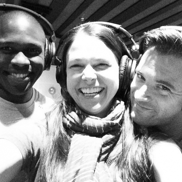 Photo Flash: In the Recording Studio with the Cast of VIOLET! Image
