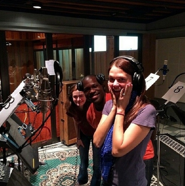 Photo Flash: In the Recording Studio with the Cast of VIOLET! Image