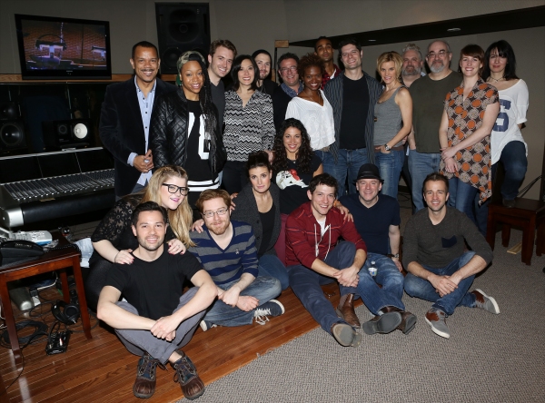 Photo Coverage: Inside the Recording Studio with the Cast of IF/THEN! Image