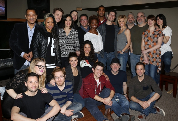 Photo Coverage: Inside the Recording Studio with the Cast of IF/THEN! Image