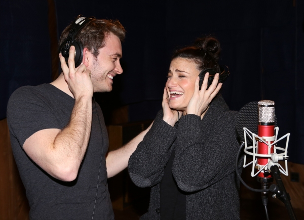Photo Coverage: Inside the Recording Studio with the Cast of IF/THEN! Image