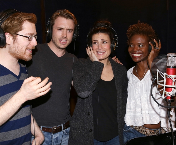 Photo Coverage: Inside the Recording Studio with the Cast of IF/THEN! Image
