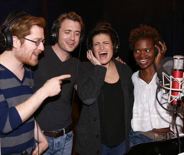 Photo Coverage: Inside the Recording Studio with the Cast of IF/THEN! Image