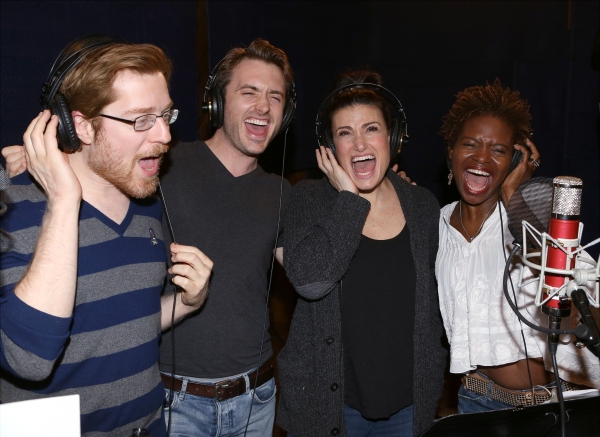 Photo Coverage: Inside the Recording Studio with the Cast of IF/THEN! Image