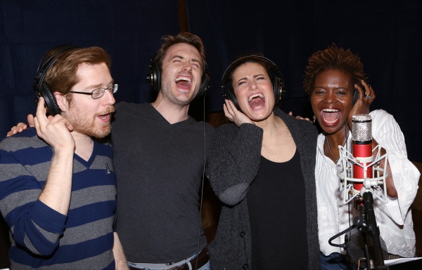 Photo Coverage: Inside the Recording Studio with the Cast of IF/THEN! Image