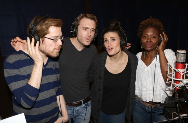 Photo Coverage: Inside the Recording Studio with the Cast of IF/THEN! Image