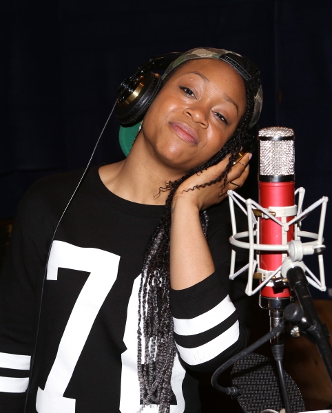 Photo Coverage: Inside the Recording Studio with the Cast of IF/THEN! Image