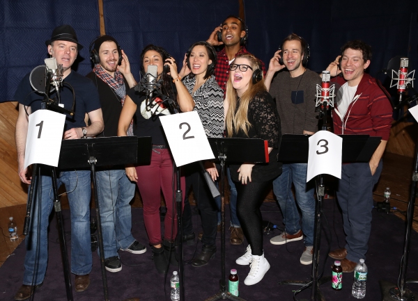 Photo Coverage: Inside the Recording Studio with the Cast of IF/THEN! Image