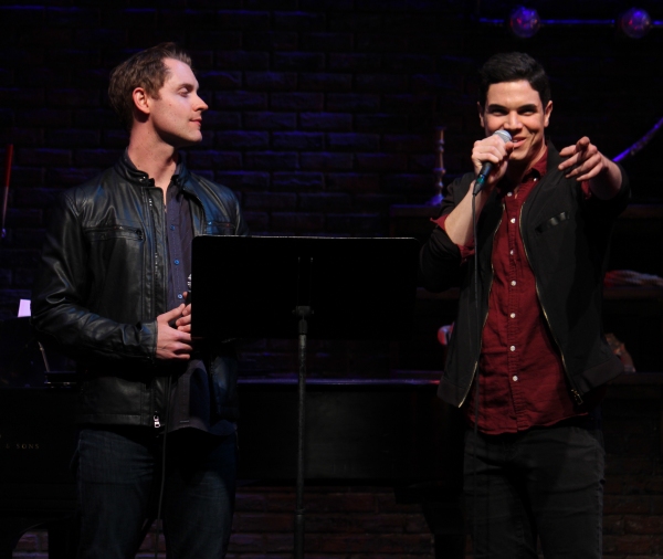 Photo Coverage: Brett Ryback and Alexander Sage Oyen Visit Murderous Musical Mondays at MURDER FOR TWO! Image