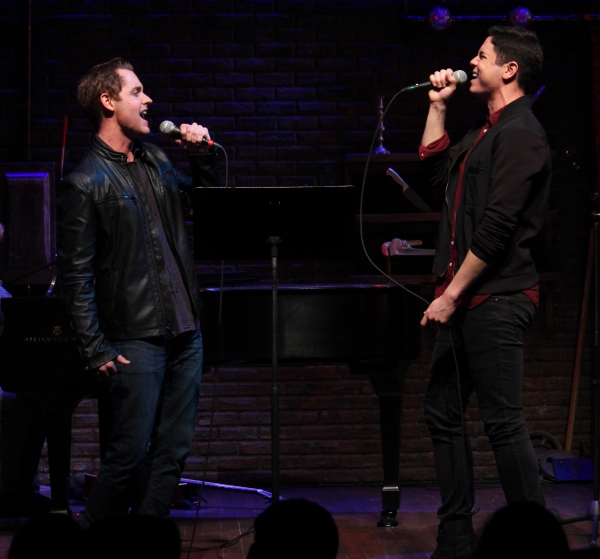 Photo Coverage: Brett Ryback and Alexander Sage Oyen Visit Murderous Musical Mondays at MURDER FOR TWO! Image