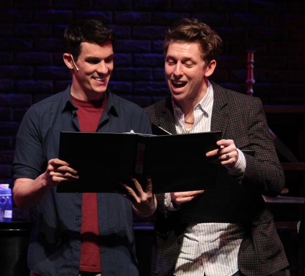 Photo Coverage: Brett Ryback and Alexander Sage Oyen Visit Murderous Musical Mondays at MURDER FOR TWO! Image