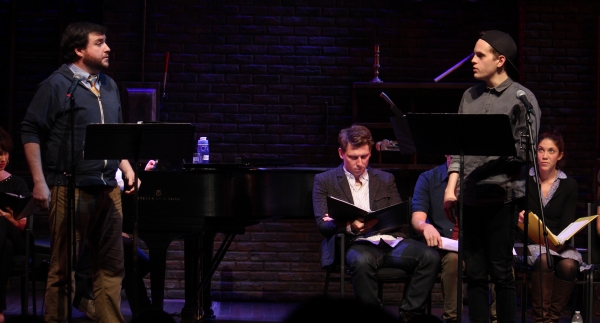 Photo Coverage: Brett Ryback and Alexander Sage Oyen Visit Murderous Musical Mondays at MURDER FOR TWO! Image