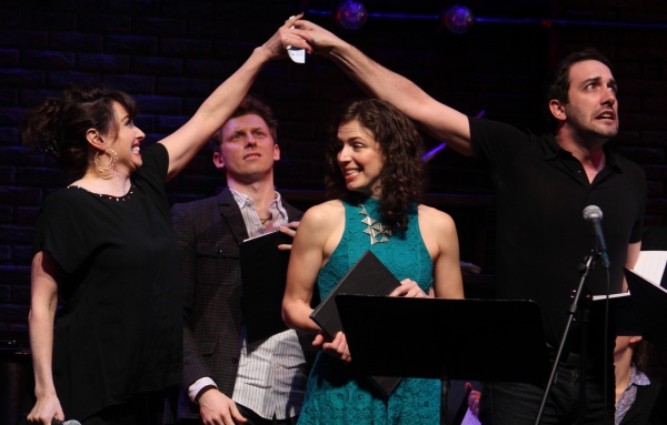Photo Coverage: Brett Ryback and Alexander Sage Oyen Visit Murderous Musical Mondays at MURDER FOR TWO! Image