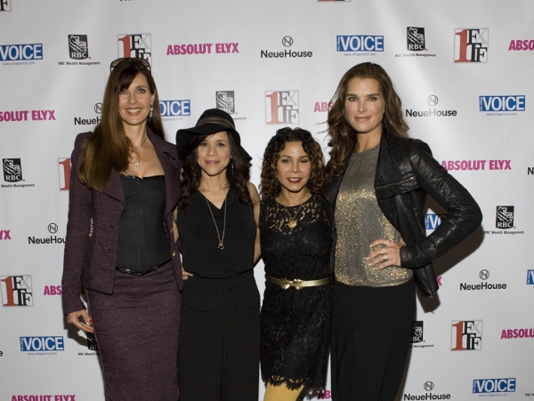 Carol Alt, Rosie Perez, Daphne Rubin-Vega and Brooke Shields Photo