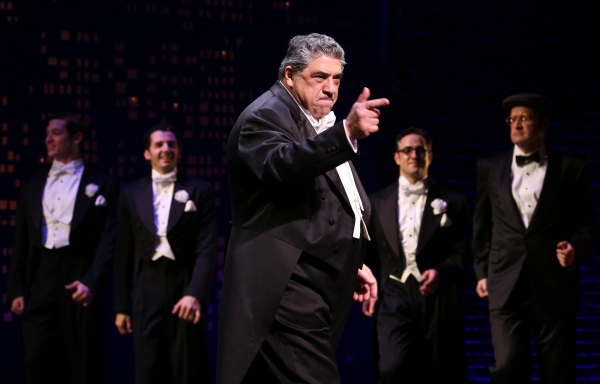 Photos: Sitting at the Top of the World! BULLETS OVER BROADWAY Cast ...