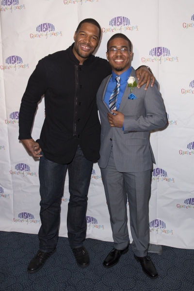 Jeremy Brown, Michael Strahan. Credit: MSG Photos Photo